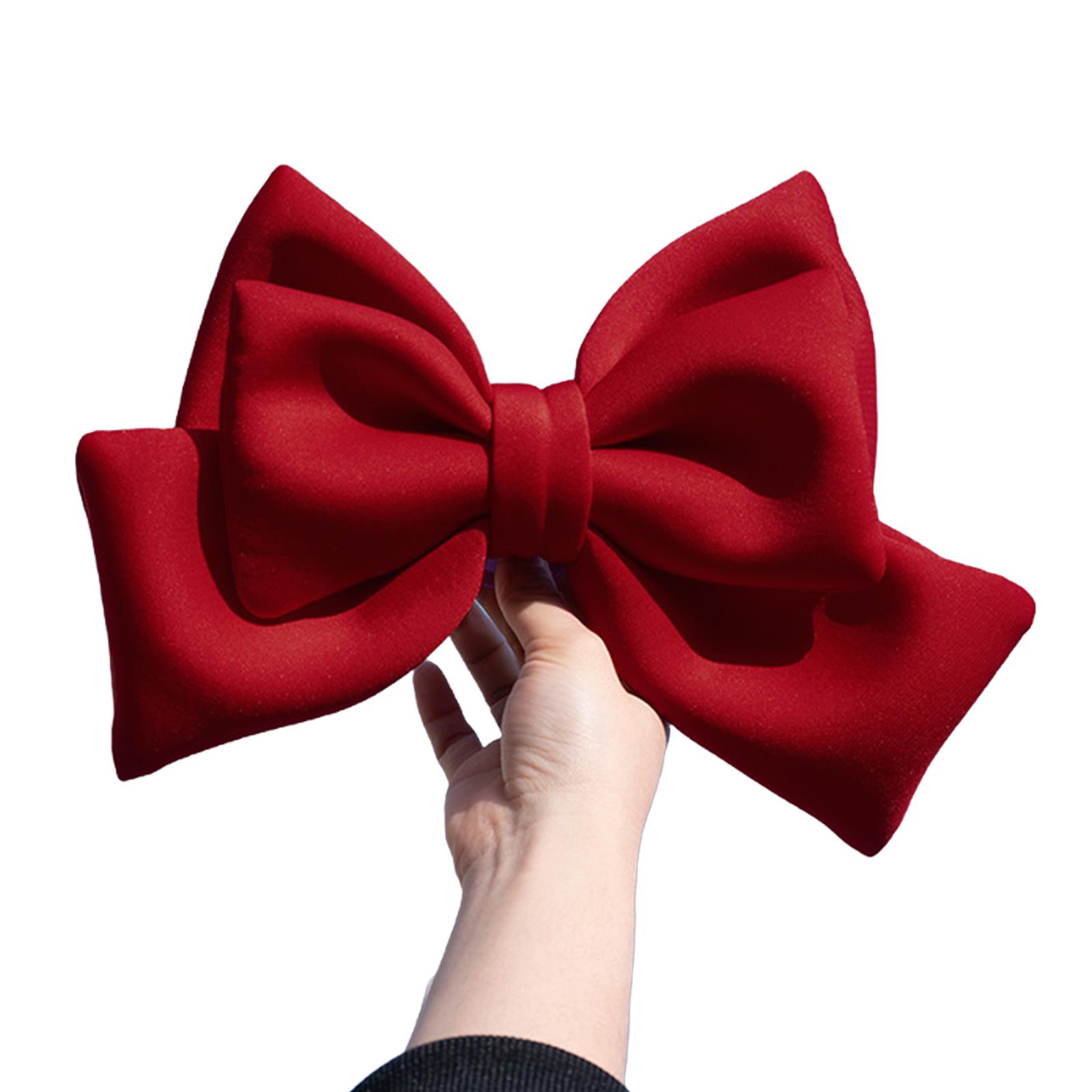 

Украшение в виде банта для мотоциклетного шлема, клейкий большой бант, универсальное украшение для мотоциклетного шлема, модные нашивки для шлема 6