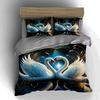 "Swan Heart Reflection" Bedding Duvet Cover Sets Duvet Covers Pillowcases Gifts (1 * Duvet Cover 2 * Pillowcases, Without Duvet Insert)