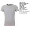 Yousheng Men Summer Top Plush-lined Short Sleeves Round Neck Solid Color Pullover Basic Top Elastic Bottoming Clothes