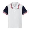 Polo Bianca da Bambino - Manica Corta, Stile Uniforme Scolastico, Leggera per Estate e Primavera.