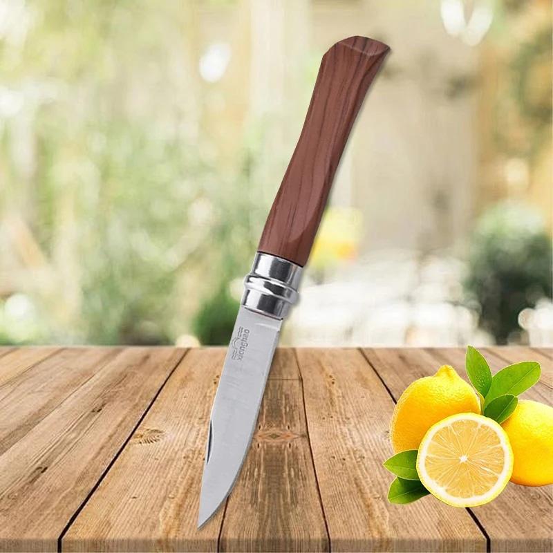WXCOO Kitchen Slicing Knife Portable Folding Pocket Knives Utility Meat Cleaver Ultra Kitchen Accessories Fruit Cutting Tool
