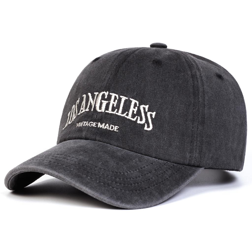 Men Letter Embroidered Wash Baseball Cap Vintage Hat Outdoor Adjustable Sunscreen Leisure Hat Spring Autumn Travel Tourism Beach Vacation