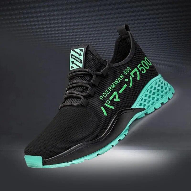 Casual Sneakers Men's Shoes Breathable Running Shoes Korean Fashi Trend Mesh Surface Shoes