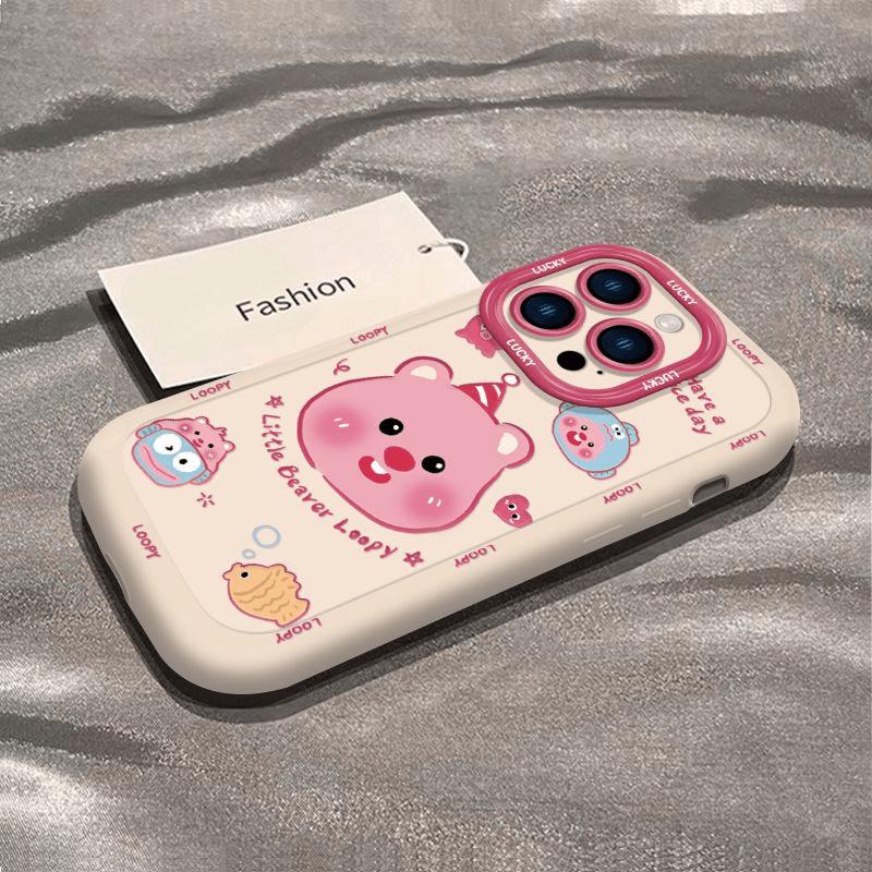 Happy Ruby Suitable for IPhone 16 Apple Phone Case 15 Anti-fall 14plus 13 Puff 12mini Protection Case