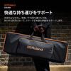 Roland CB-V61 Keyboard Bag for 61 Keys, Durable Carrying Bag with Customizable Interior, Backpack Straps, Large Capacity Pocket, Includes Three Keycha
