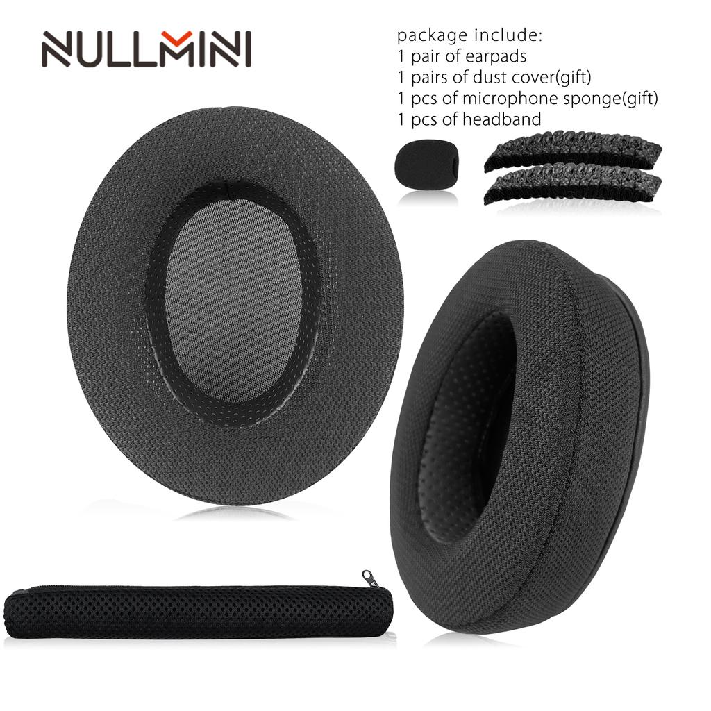NullMini Replacement Earpads For Trust Gaming GXT 414 Zama Headphone Cooling Gel Earmuffs Ear Cover Headband Headbeam