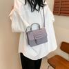 2024 New Personality Casual Fashion Small Square Bag Street Trend Pu Shoulder Crossbody Bag