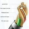 High Efficiency Charging Cord Cable With High Compatibility PVC Material Suitable For Intelligent Wearables Travel Ready