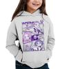 Autumn KPop Demon Hunters Printed Pocket Hoodies Fashionable Casual Sports Long Sleeved Children's Girl Hooded Sweatshirts