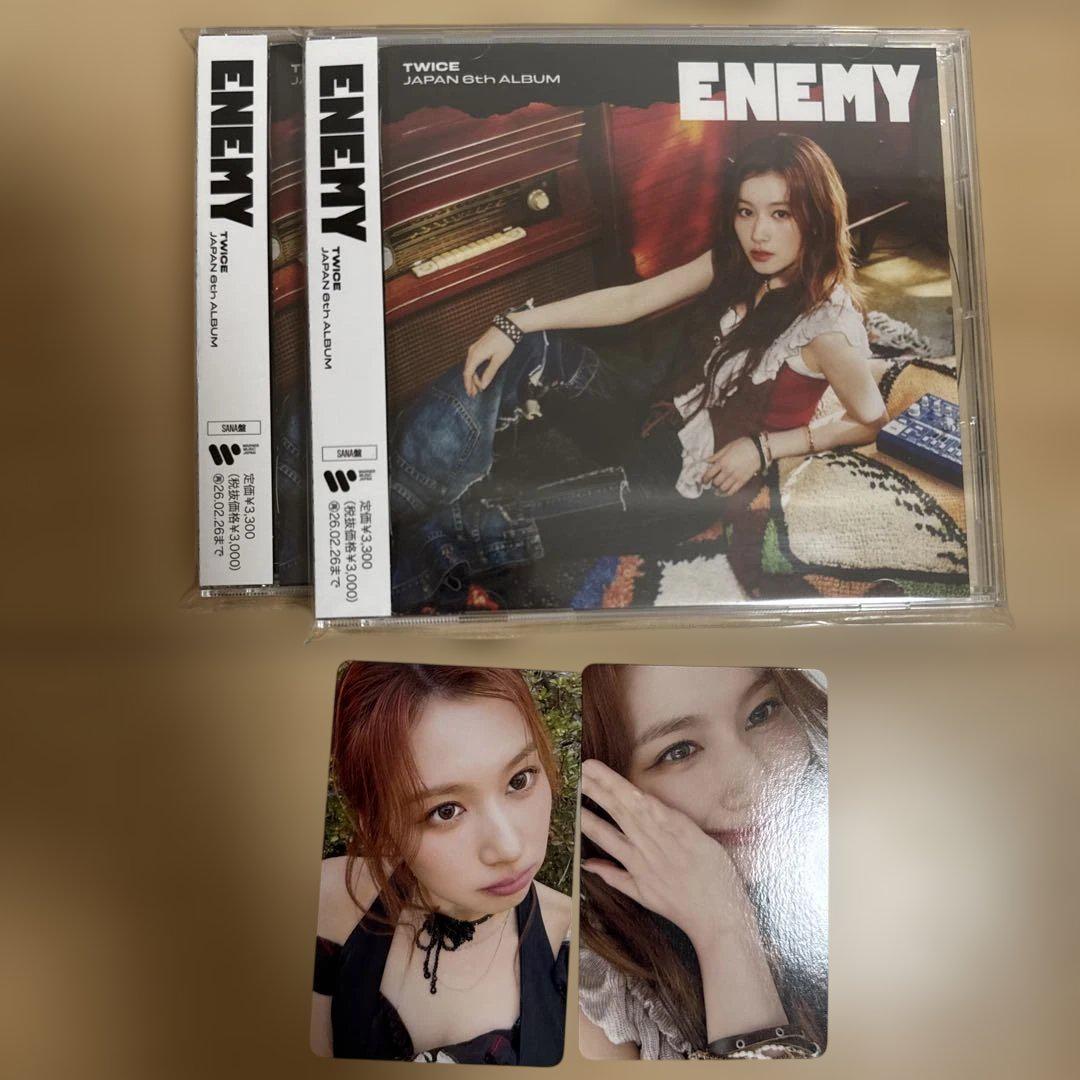 

[USED] TWICE ENEMY Japan 6th Album Sana Edition