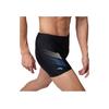 Anta Color Block Simple Slim Fit Square Leg Swim Trunks Men Swimwear Black 1824532401-40