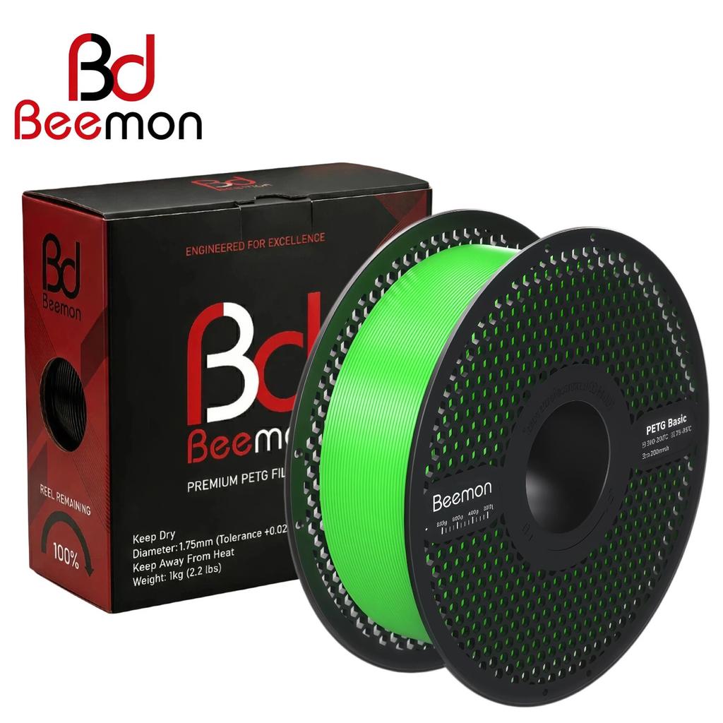 BEEMON Printer Filament 1.75mm, 1kg (2.2lbs), Easy to Print, No Warping, for Beginners & Experienced 3D Printing Enthusiasts