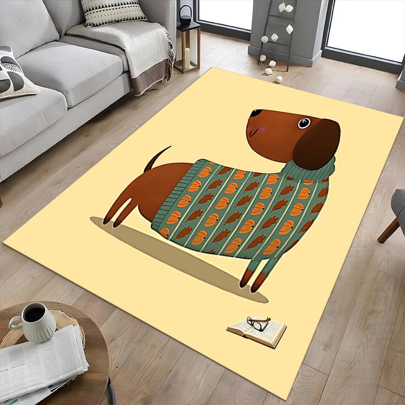 1PC Leaf Pattern Sweater Extra Large Non Slip Floor Carpet, Office, Family, Bedroom, Studio Large Area Rug Indoor Rugs