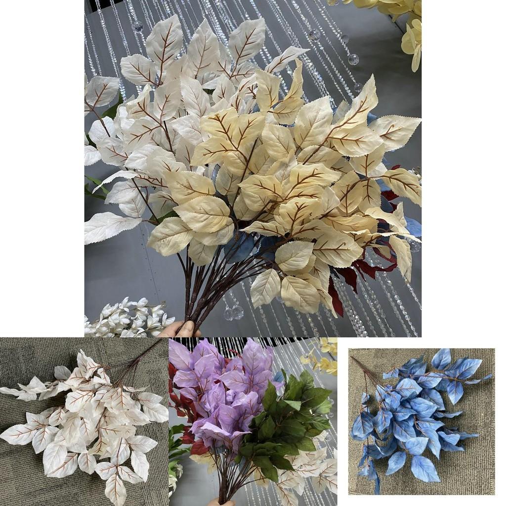 Artificial Leaves Bouquet For Wedding Decor And Event Photography With Realistic Look For Home And Hotel Decoration