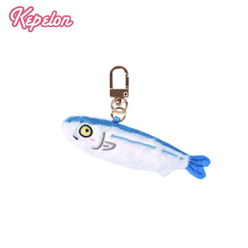 Simulation Ocean Fresh Plush Doll Shrimp Duobao Fish Soft Seafood Keychain Lobster Fluffy Abalone Lobster Clam Oyster Pendant