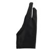 5pcs Artist Drawing Glove Right Left Hand Single Layer Two Finger Smooth Elasticity Breathable Digital Art Graphic Tablet Gloves Black L