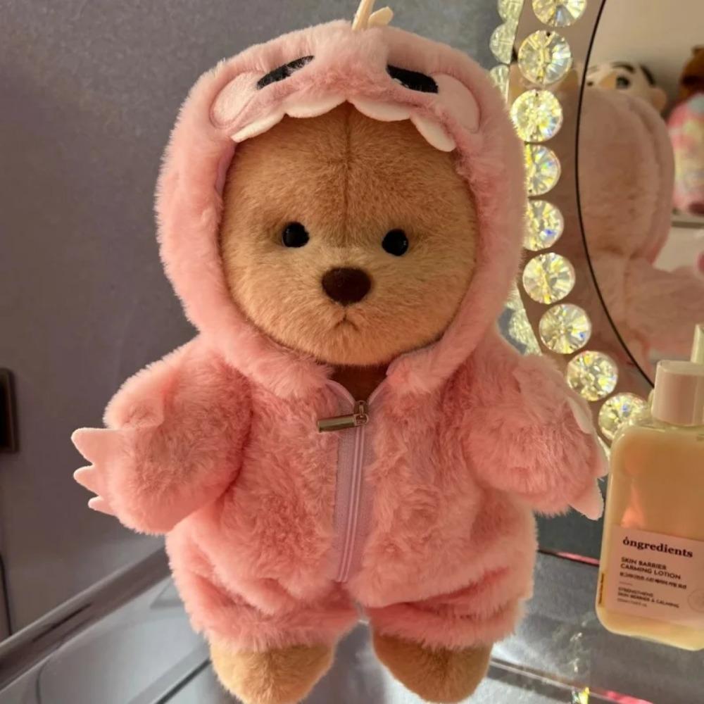 Keine Puppe Süß 30cm Kleidung Für Plüschtier Set Bär Kawaii Anime Zubehör Anziehen Süß Cartoon Freunde Feiertag Weihnachten Geschenk Spielzeug