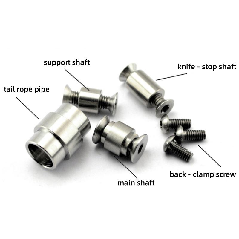 1 Sets Knife Screw Titanium Alloy Screws for  Spyderc C81 Folding Pocket Knife DIY Accessories Repair Parts