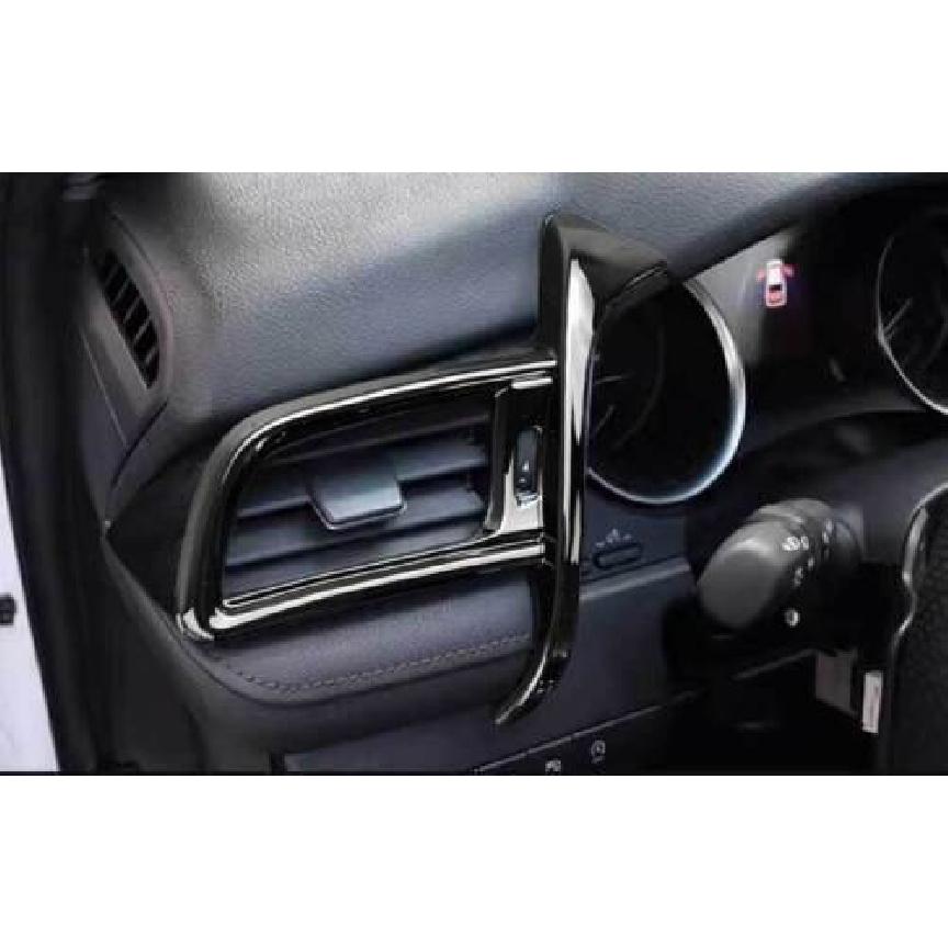 Glossy Black Console AC Left For Toyota Camry 2018- Air Outlet Vent Trim 1PC