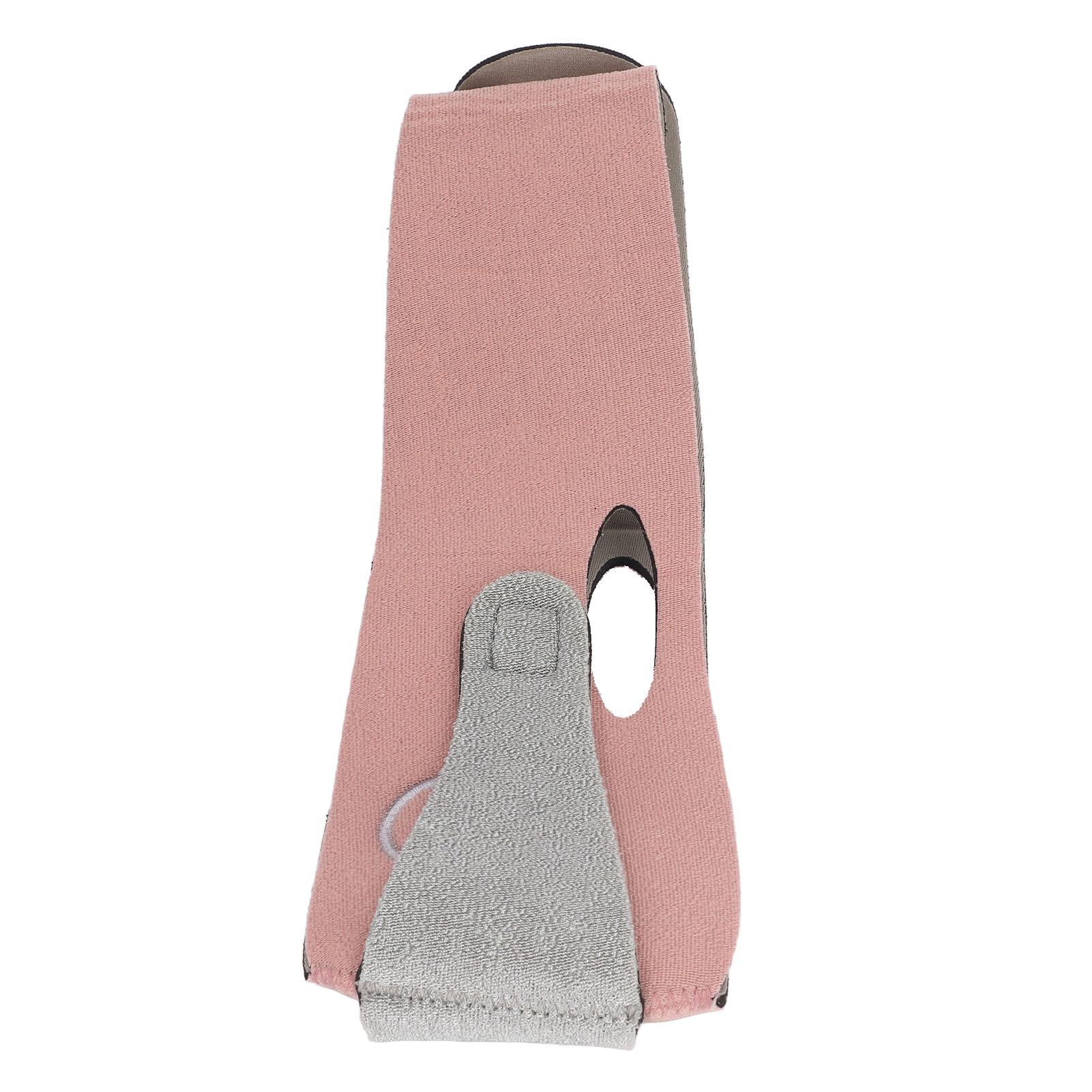 

Ремень для похудения лица V-образный дышащий мягкий пояс для подтяжки лица розовый размер M