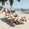 Beach Towel Fashion Tropical Print Pattern Sun Protection Windproof Suitable For Pool Camping Travel Blanket