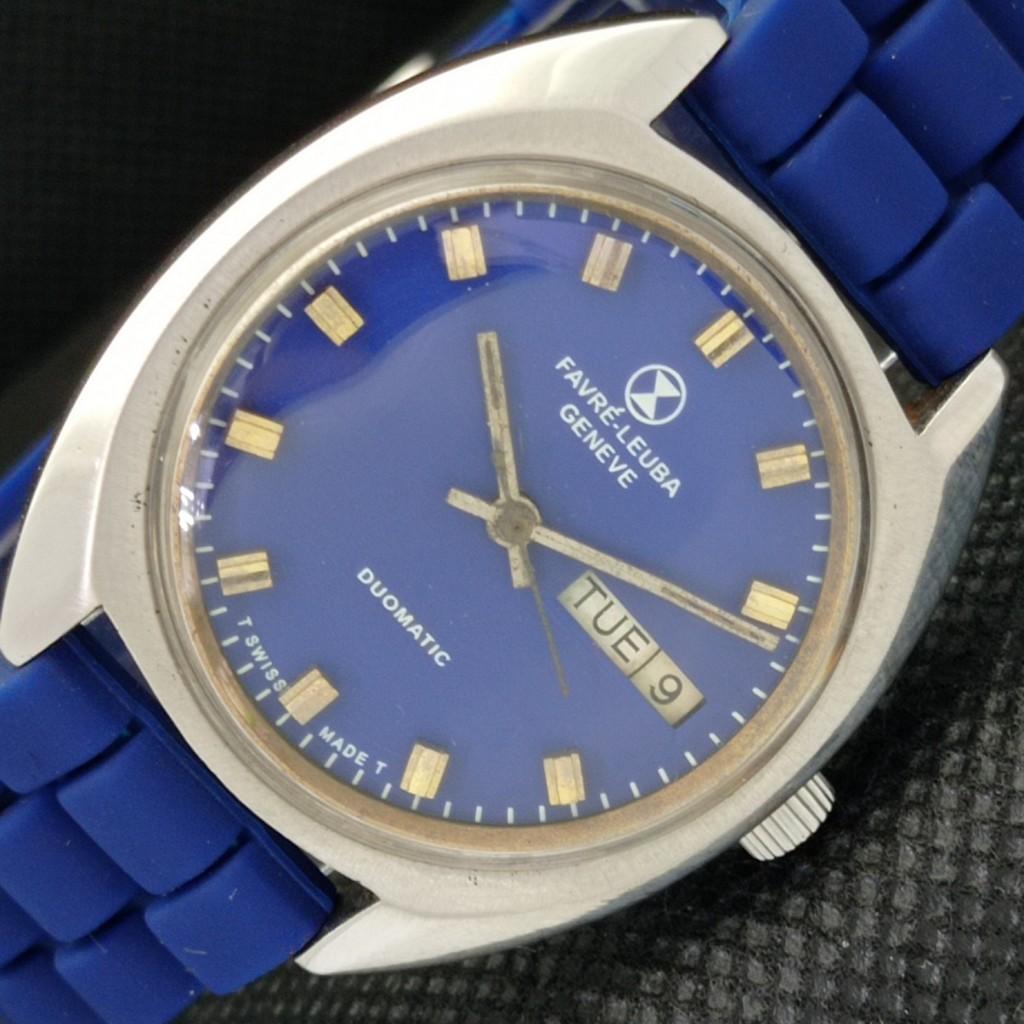 

Б/У FAVRE LEUBA GENEVE DUOMATIC ШВЕЙЦАРСКИЕ МУЖСКИЕ ЧАСЫ a313230-1 Sku599-a313230