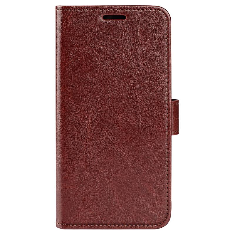 For Motorola Edge (2024) 5G Stand Case Crazy Horse Texture Leather Phone Cover with Wallet