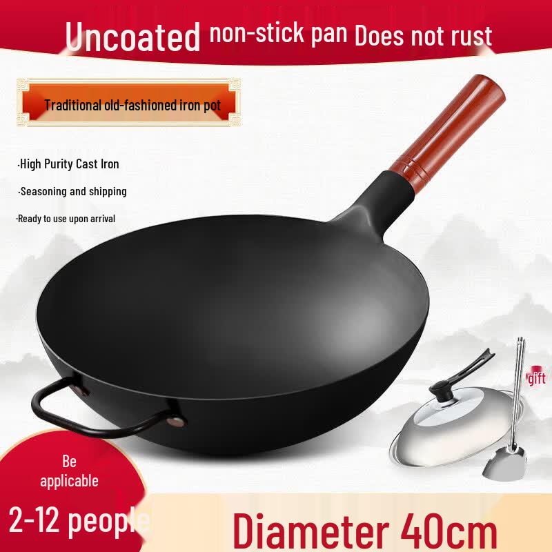 Zijin He s Handmade Iron Wok Set