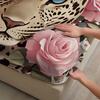 3pcs Flat Sheet With 2 Pillowcases 3D Leopard Print Floral Breathable Fitted Sheet Sets 100% Polyester Home Decoration