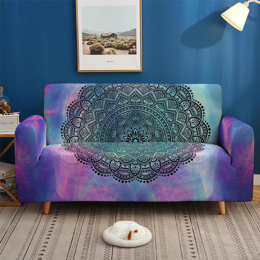 Elastic Universal All-Inclusive Gradual Change Starry Sky Sofa Cover Multi-Person Combination Bohemian Style Sofa Cover