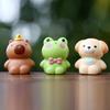 Cute Animal Resin Collectible Figures With Interactive Features For Kids And Collectors