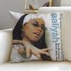 classic singer Aaliyah Cushion Cover Soft  EasyWash Pillow Case  Versatile for Couch Bed Travel and Office