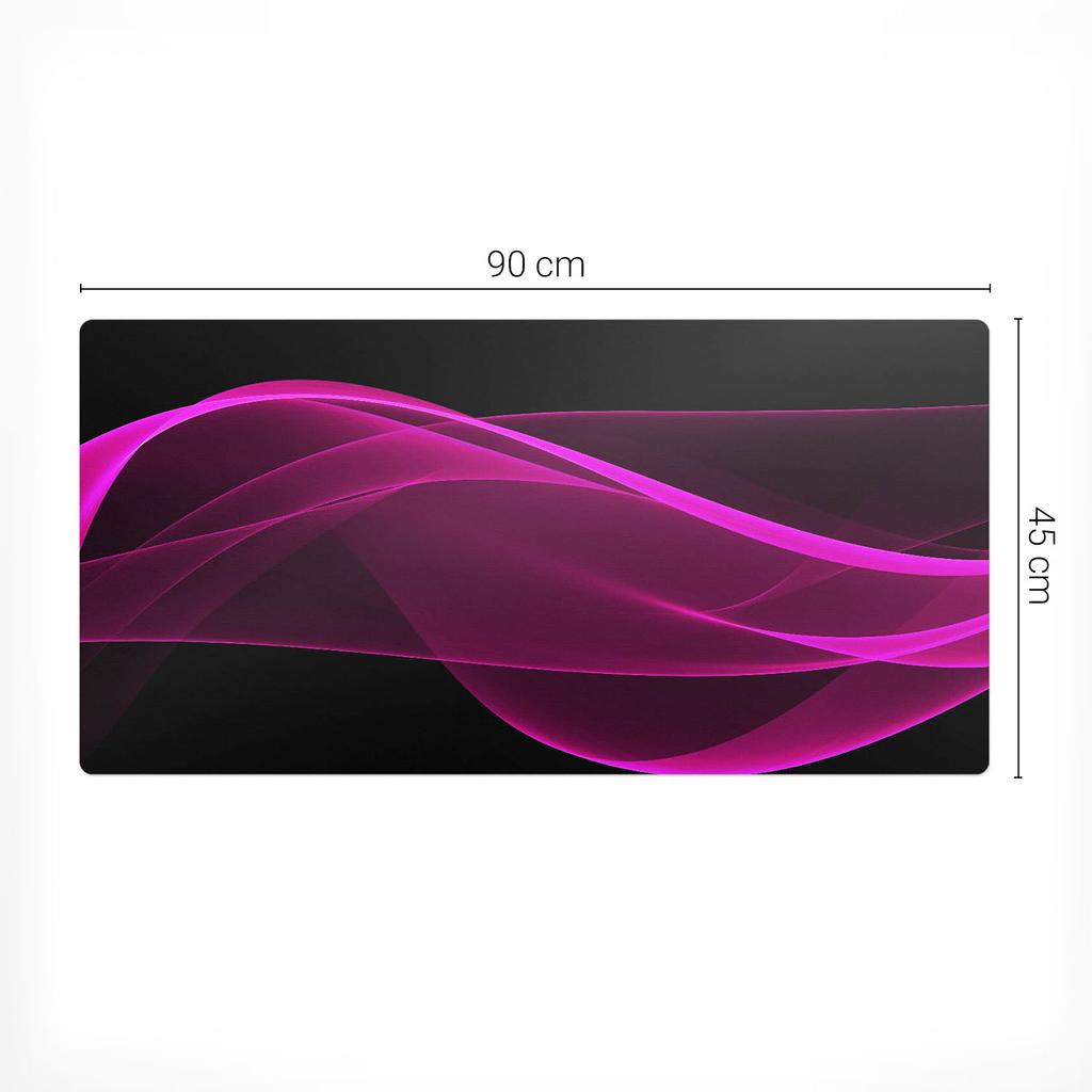 Desk Pad for Keyboard and Accessories Wavy Lines 90x45 cm
