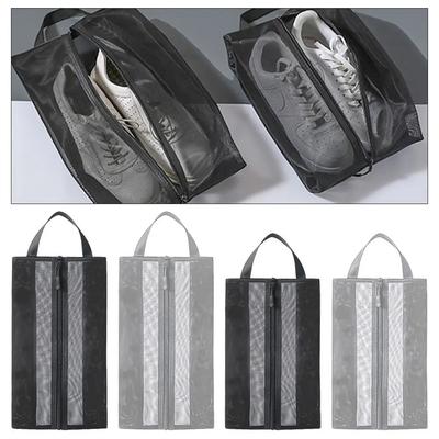 1pc Travel Shoe Bags with Zipper Closure for Men Women Waterproof Breathable Shoe Organize Storage Bags Makeup Laundry Bag