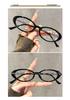 Women’s Trendy Anti-Blue Light Retro Purple Oval Reading Glasses - Face-Slimming, High-Definition, Youthful Look