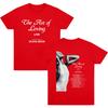 L'Arte di Amare LIVE Olivia Dean Magliette Stampa Grafica Magliette in Cotone Ampia Moda Maglietta da Donna Abbigliamento Uomo Top di Qualità