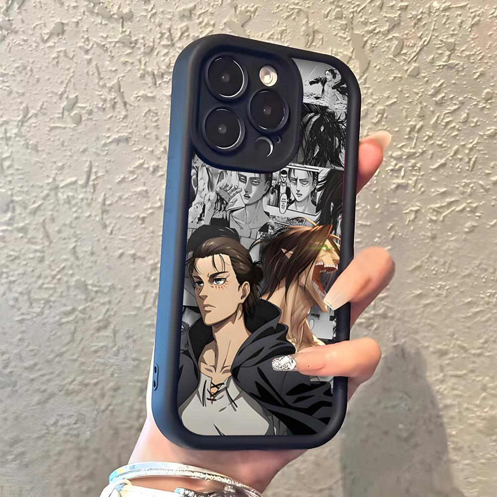 Attack On Titan Phone Case For IPhone 17 Pro Max 16 15 14 Pro Max IPhone 13 Pro Max 11 Plus Silicone Cover
