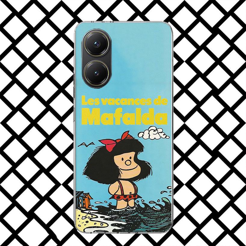 Mafalda Cartoon Phone Case for Xiaomi Poco F7 Ultra X7 X6 X5 Pro X4 Gt M8 M7 Redmi 15 15C 13 13C 12 12C Soft Cover Fundas Poco F
