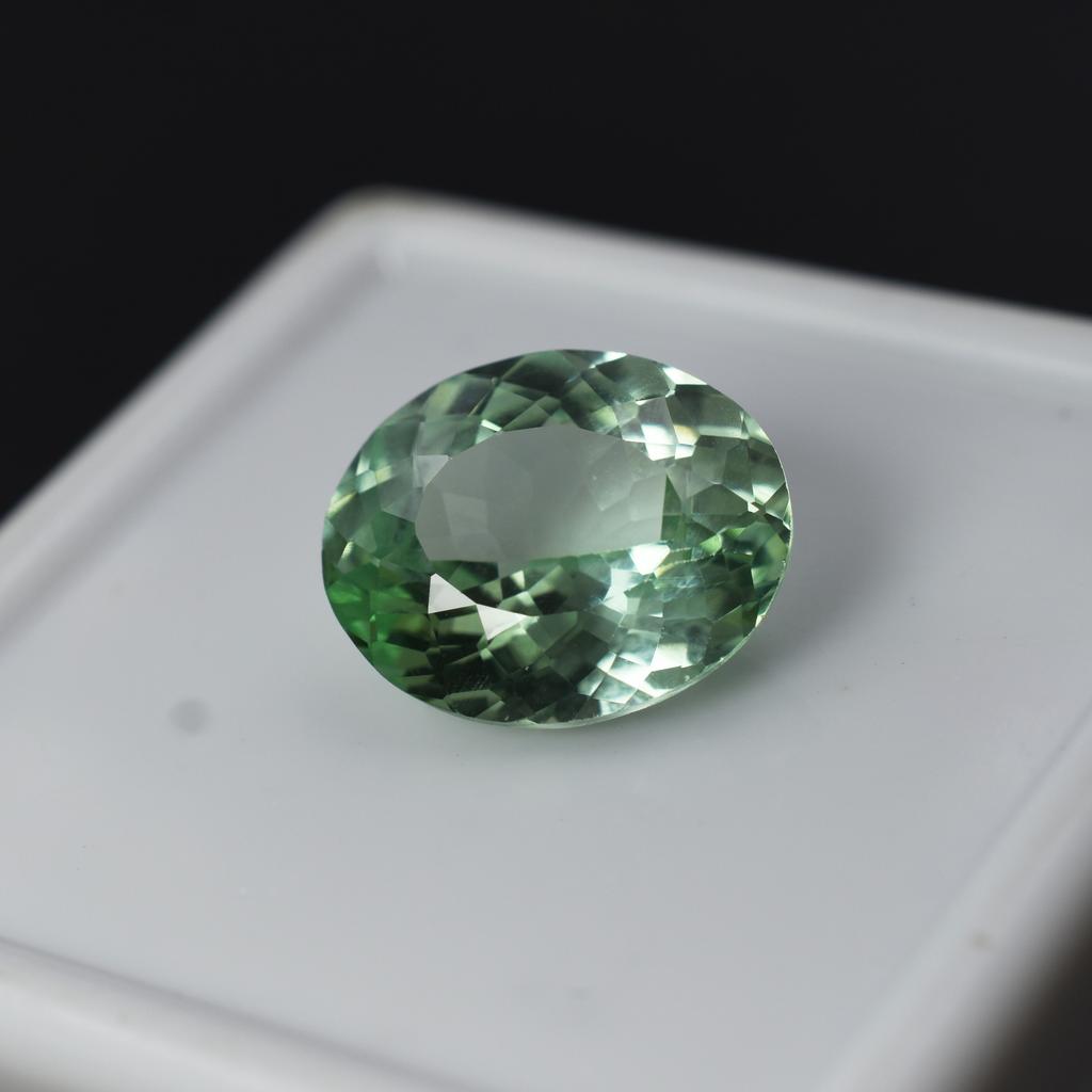 9.1 Ct Natural Bluish Green Sapphire Oval Stunning Certified Loose Gemstone