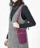 TH MINI CROSSBODY1320Wine Quilt Studs