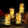 Sunflower Preserved Flower Night Light Lampshade - Acrylic Cover Gift for Mother's and Teacher's Day.