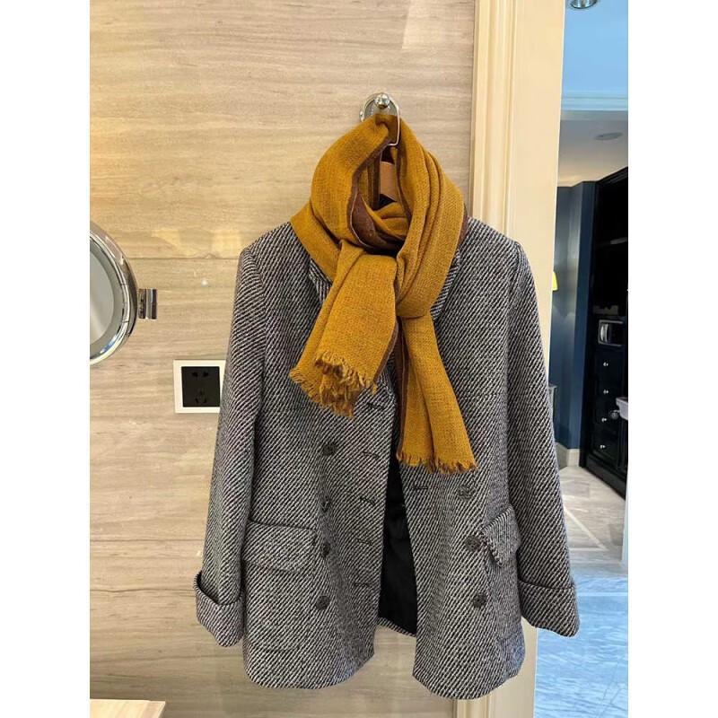 NINA SOLOR Winter 2023 Reversible Cashmere Scarf