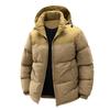 Cotton Coat Men's Workwear Mountain Outdoor Sports Detachable Hat Cotton Coat Thick Warm Coat Bread Coat Cotton Coat