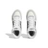 Adidas Originals Drop Step Leather Comfortable Trendy Slip Resistant Durable Lightweight High Top Skate Shoes Women Sneaker White Gray FZ5718