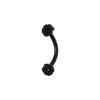 Stainless Steel Rhinestone Piercing Ring Piercing Jewelry Fake Lip Stud Eyebrow Stud Ball Nose Ring