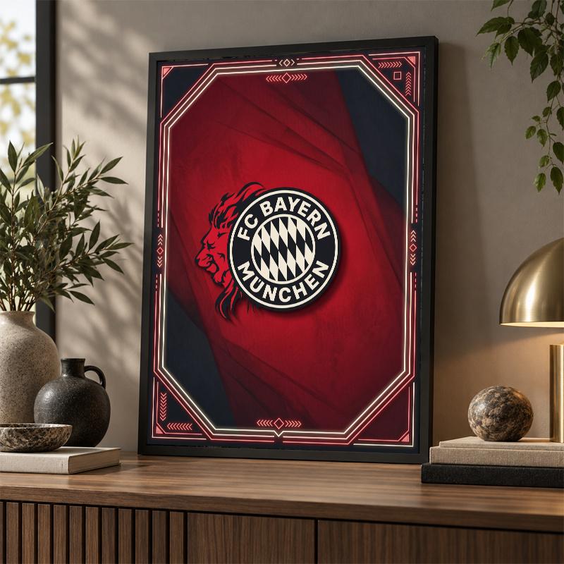 Bayern Munich Diamond Painting Kit 5D Full Drill DIY Diamond Mosaic Wall Art Home Decor
