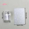 1Pc Erasable Mini Single Head Silicone Nail Stamping Tool with Scraper French Tip Jelly Transfer Stencil for Nail Art