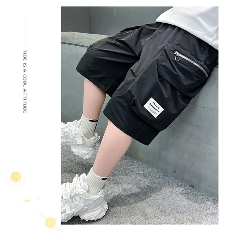 Children's Clothing Boys' Summer Shorts Pants 2026 New Thin Summer Clothing Mid Size Children's Mid Size Work Pants Trend