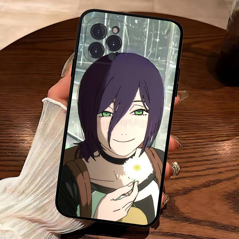 Action Anime Chainsaw Man Reze Arc Phone Case For Iphone 17 Air 16 15 14 13 12 11 Pro Max 16 15 14 Plus TPU Soft Case