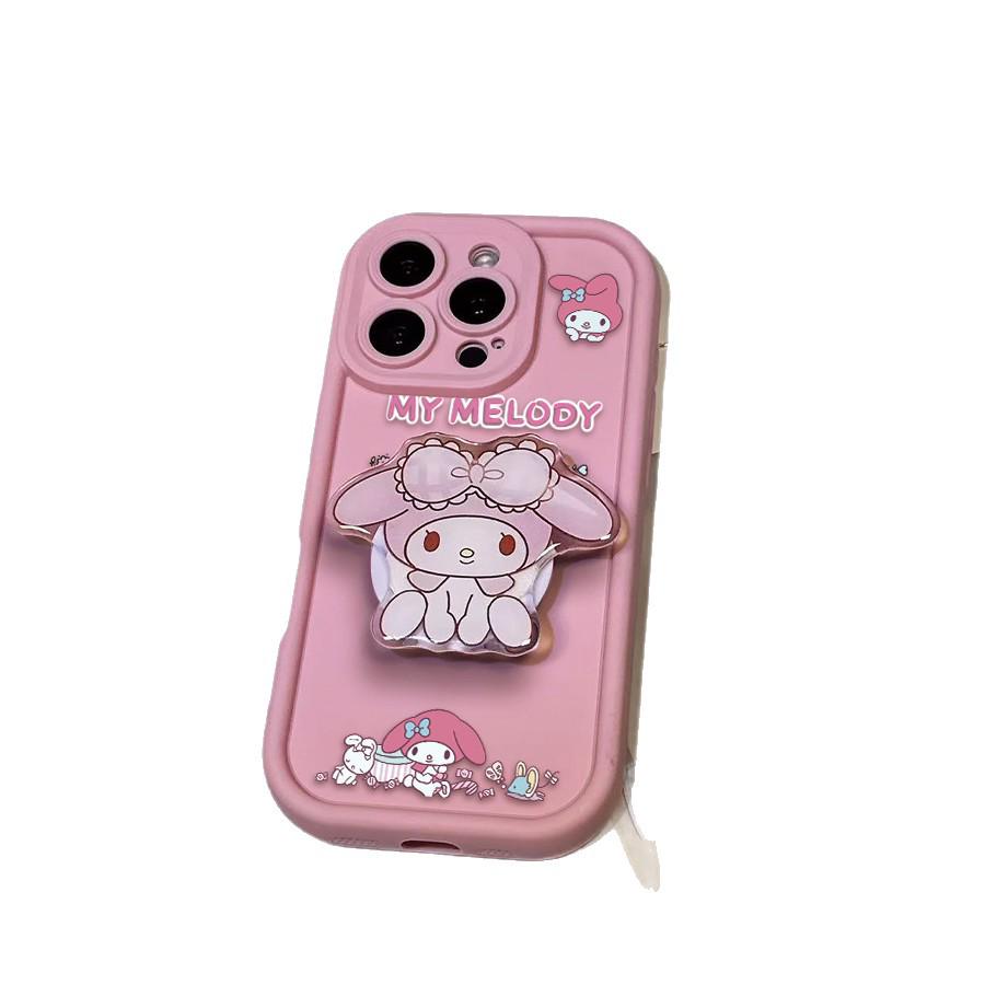 Sanrio Airbag KT Stand Phone Case for Apple 15 - Pink